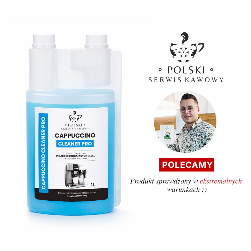 Płyn do czyszczenia systemów mlecznych PSK Cappuccino Cleaner PRO 1 l – butelka