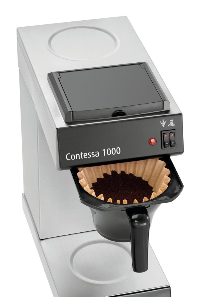 Ekspres przelewowy Bartscher Contessa 1000 — filtr do kawy