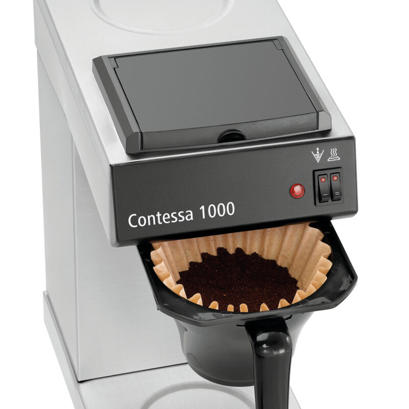 Ekspres przelewowy Bartscher Contessa 1000 — filtr do kawy
