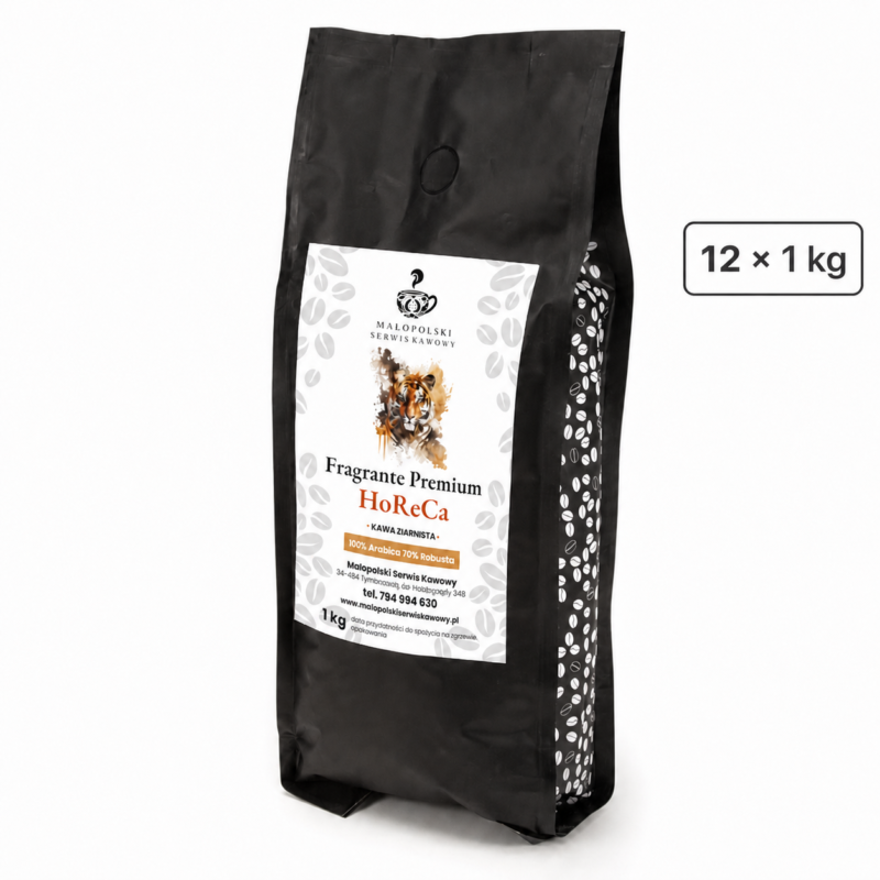 Kawa ziarnista Fragrante HoReCa – zestaw 12 × 1 kg