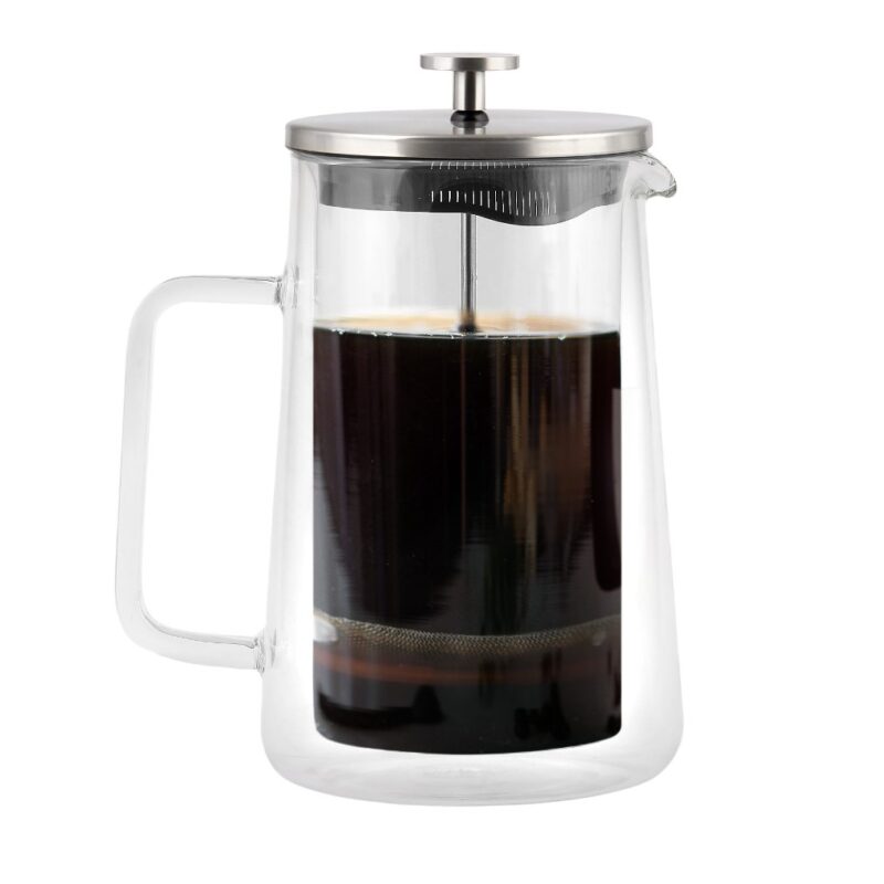 Zaparzacz do herbaty 1000 ml Vialli Design, Diva srebrny mat