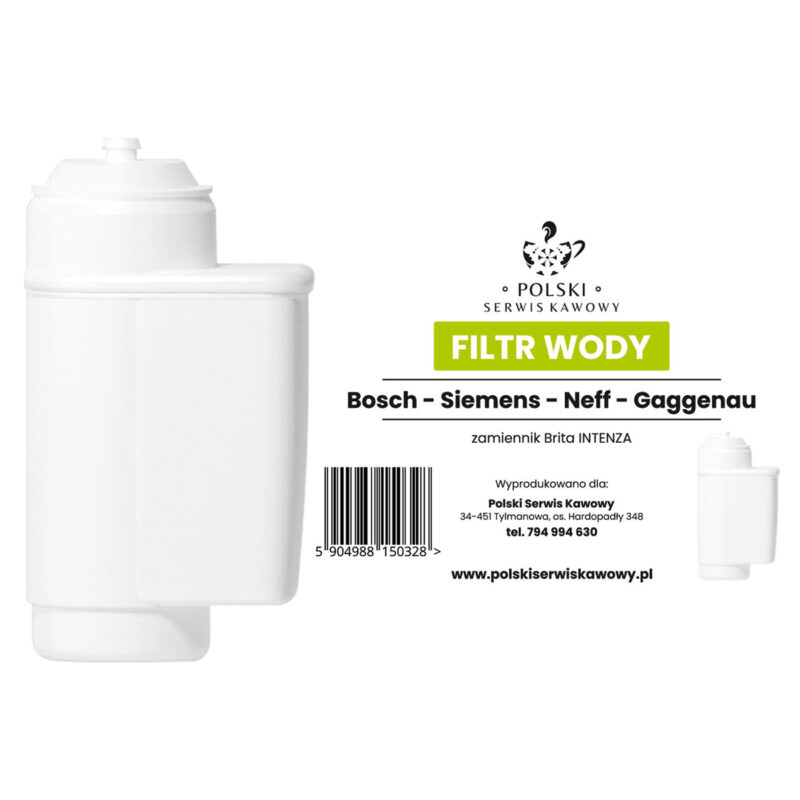 Filtr wody PSK - Bosch - Siemens - Neff - Gaggenau. Zamiennik Brita INTENZA