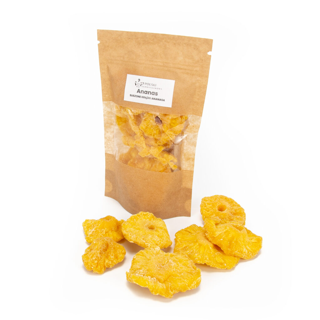 Ananas - SUSZONE KRĄŻKI ANANASA - 100 g