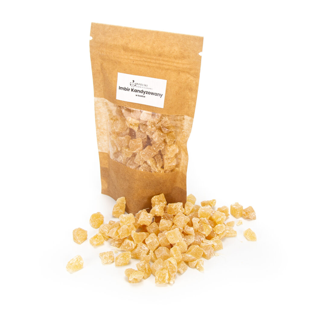 Imbir Kandyzowany- W KOSTCE - 100 g