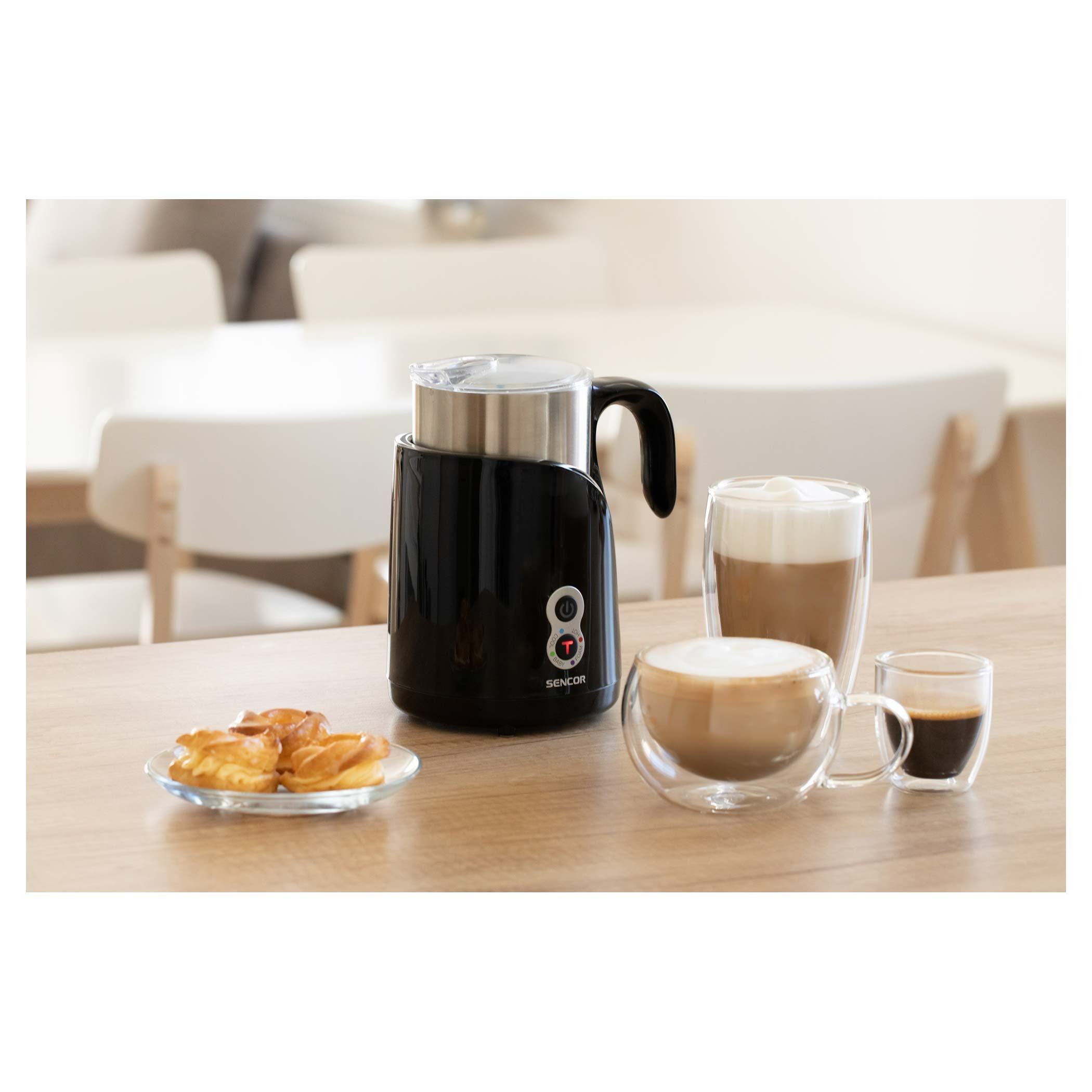 Spieniacz i podgrzewacz do mleka Sencor SMF 4000BK - obrazek 10