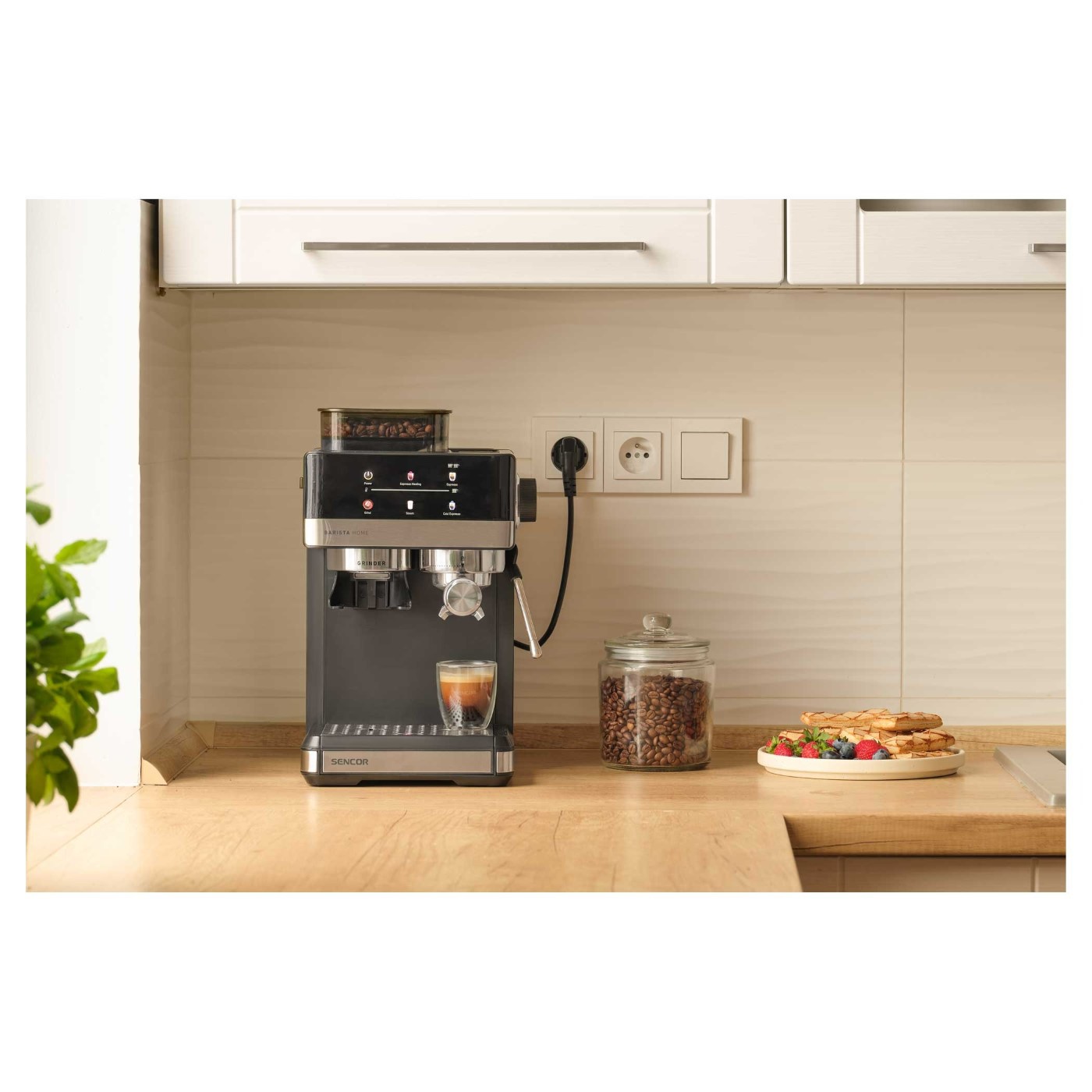 Ekspres do kawy Sencor SES 5000SS espresso z wbudowanym młynkiem - obrazek 12