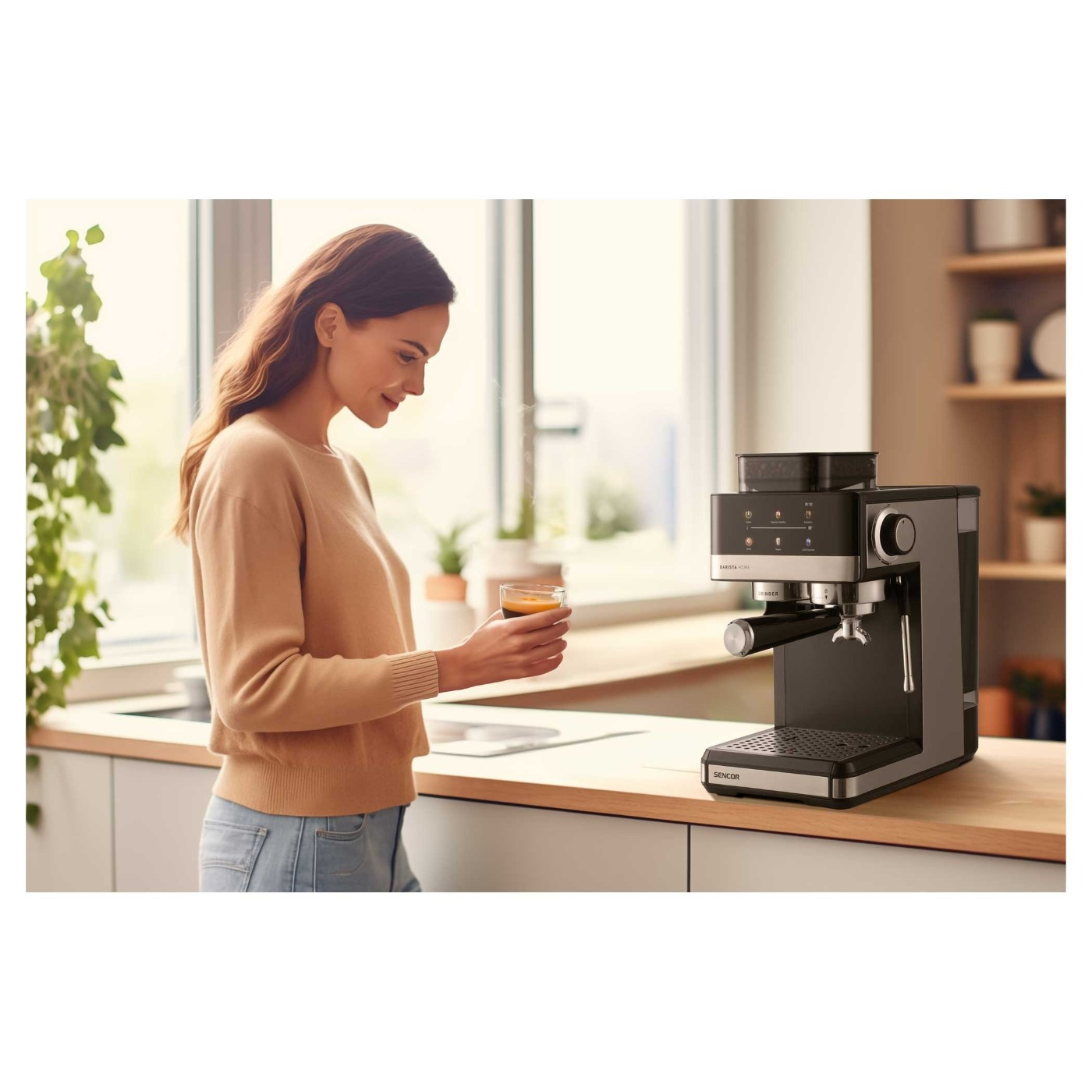 Ekspres do kawy Sencor SES 5000SS espresso z wbudowanym młynkiem - obrazek 15