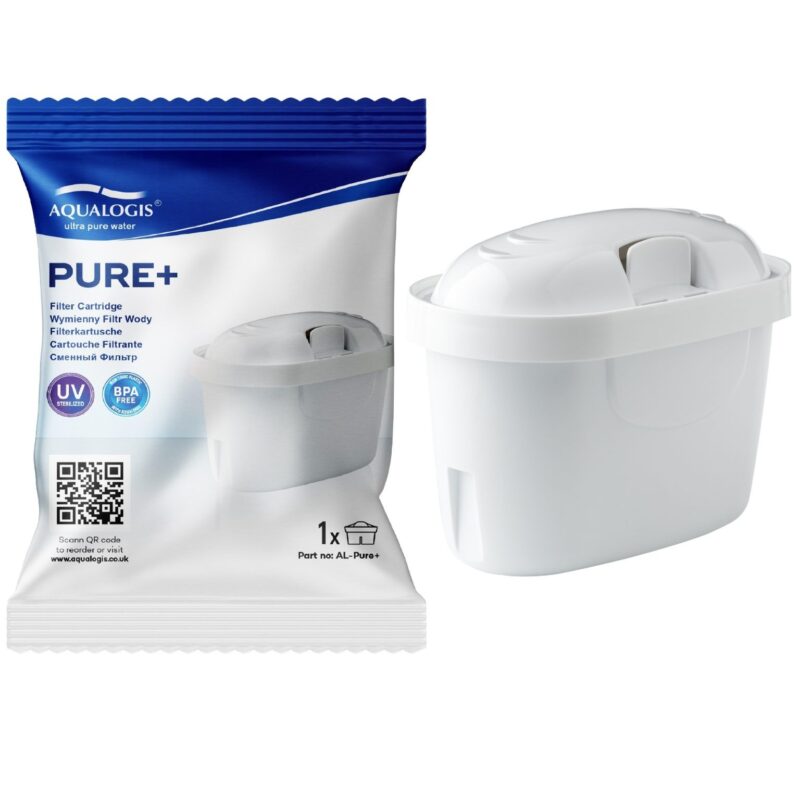 Szklany dzbanek filtrujący Etiuda Biały 2.9 l z filtrem Pure+