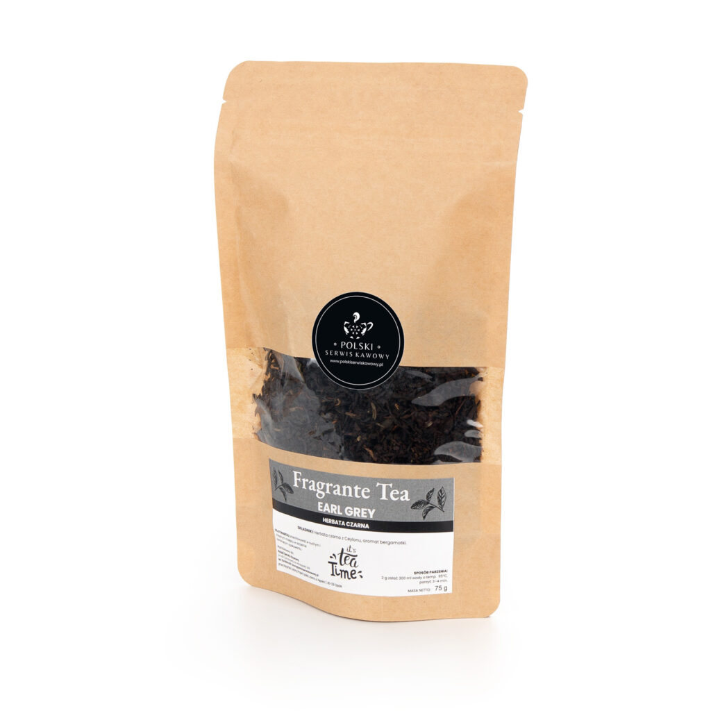 Herbata czarna Fragrante Tea – Earl Grey 75 g – opakowanie Polskiego Serwisu Kawowego