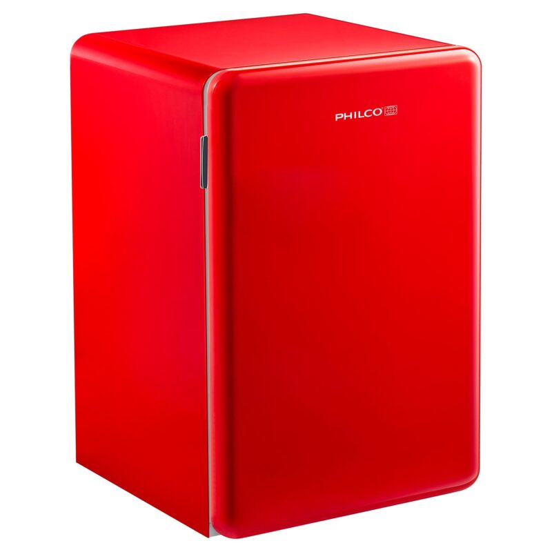 Lodówka Philco PTB 116 EMR czerwona 116 l z zamrażarką