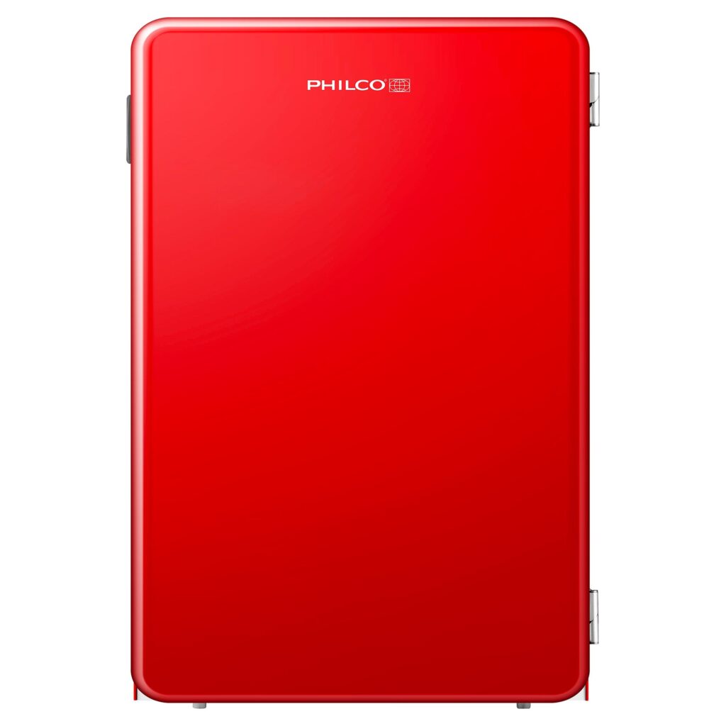 Lodówka jednodrzwiowa z zamrażarką Philco PTB 116 EMR czerwona