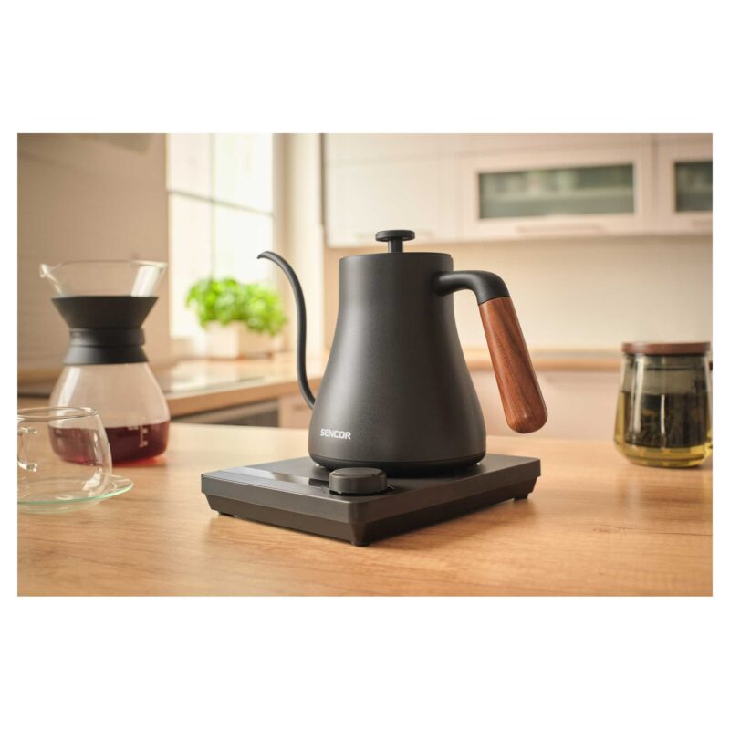 Czajnik elektryczny Sencor SWK 2828BK Pour Over 0,6 l, regulacja temperatury