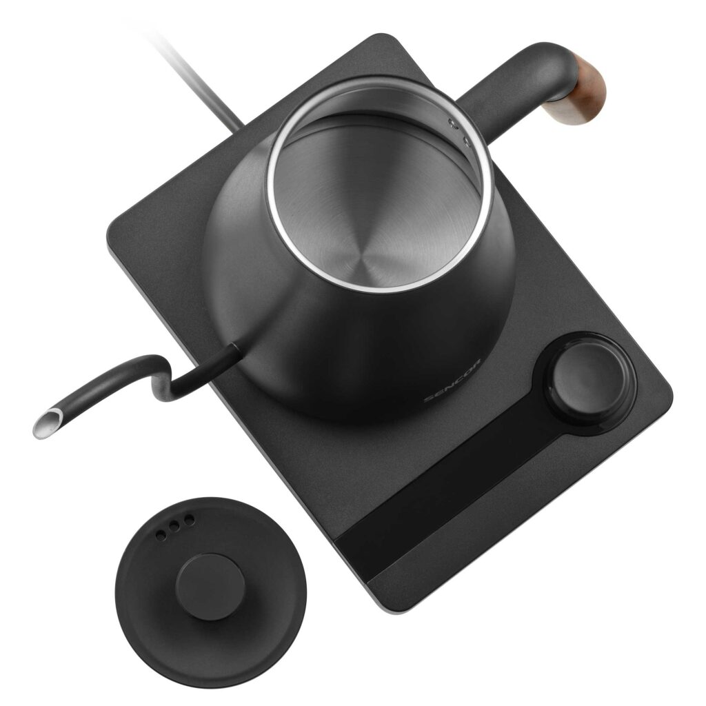 Czajnik elektryczny Sencor SWK 2828BK Pour Over 0,6 l, regulacja temperatury