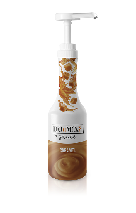 Sos do kawy karmel DouMix 1,3 kg z pompką
