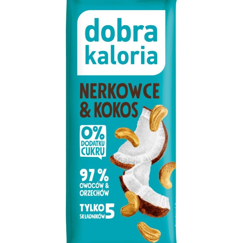 baton nerkowce kokos Dobra Kaloria 35 g
