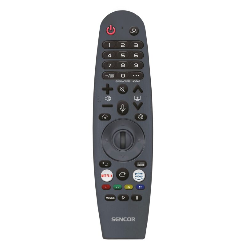 Telewizor Smart TV 65" 4K UHD webOS Sencor SLE 65US803B - nowy — pilot