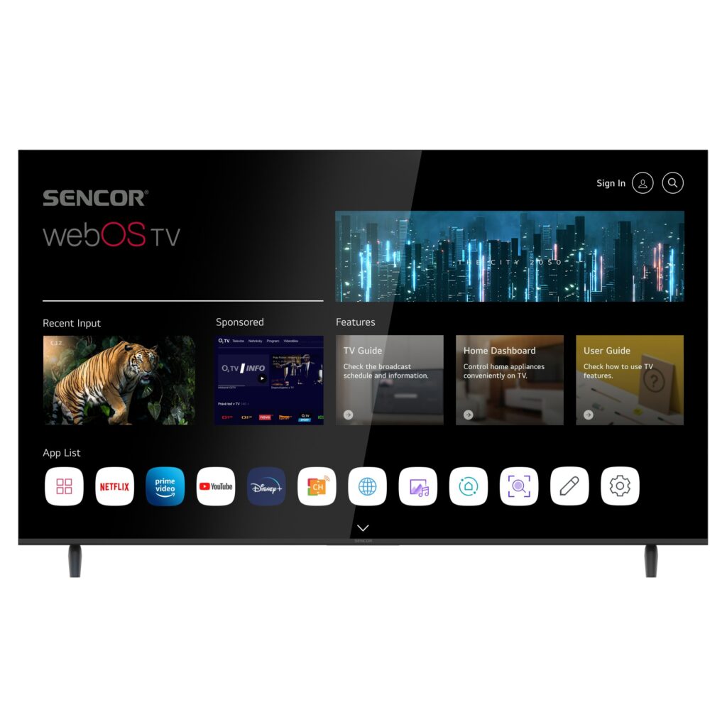 OUTLET Sencor SLE 65US803B 65" Smart TV 4K UHD