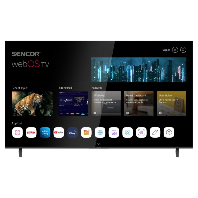 OUTLET Sencor SLE 65US803B 65" Smart TV 4K UHD