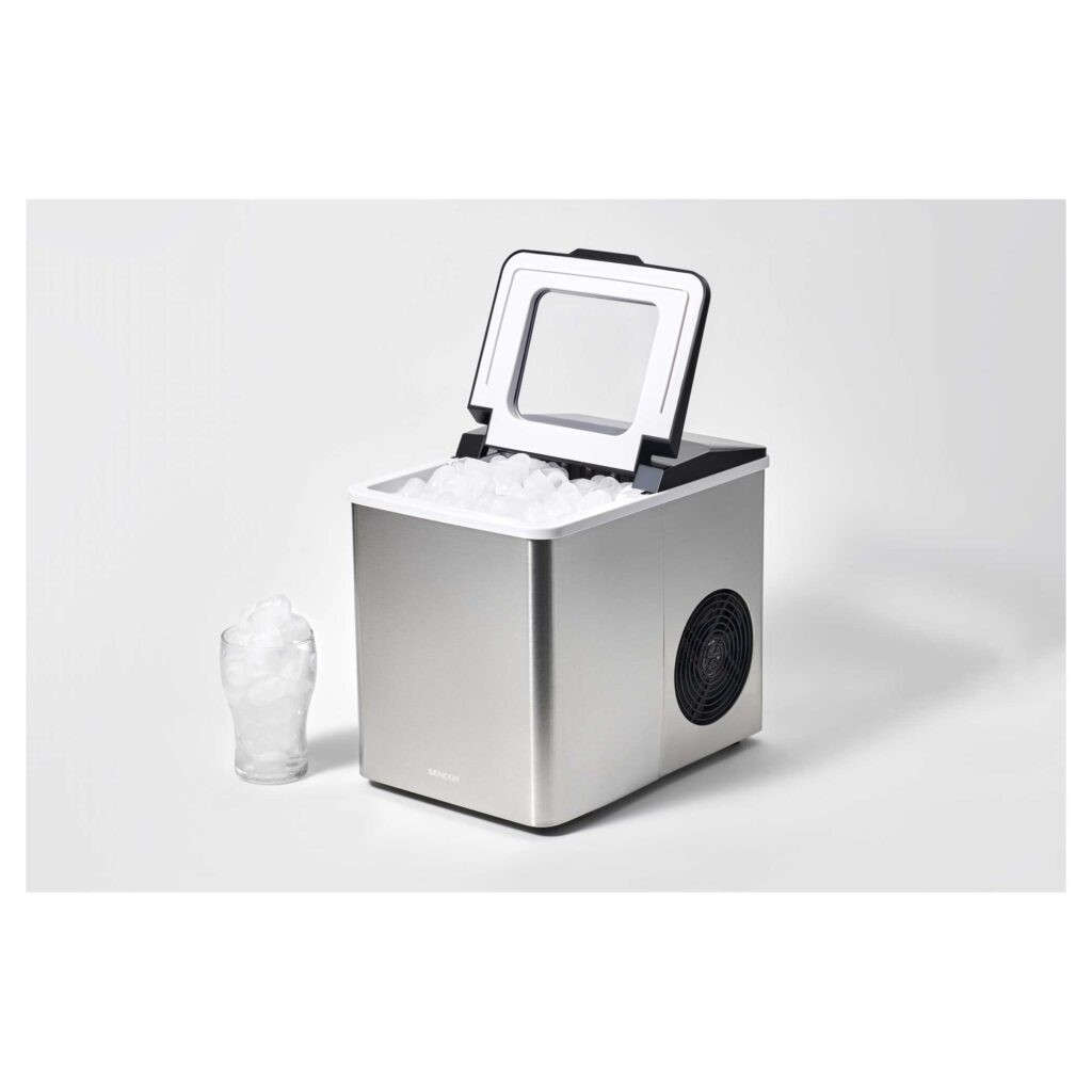 Kostkarka do lodu Sencor SIM 3400SS 12 kg / 24 h — wnętrze urządzenia