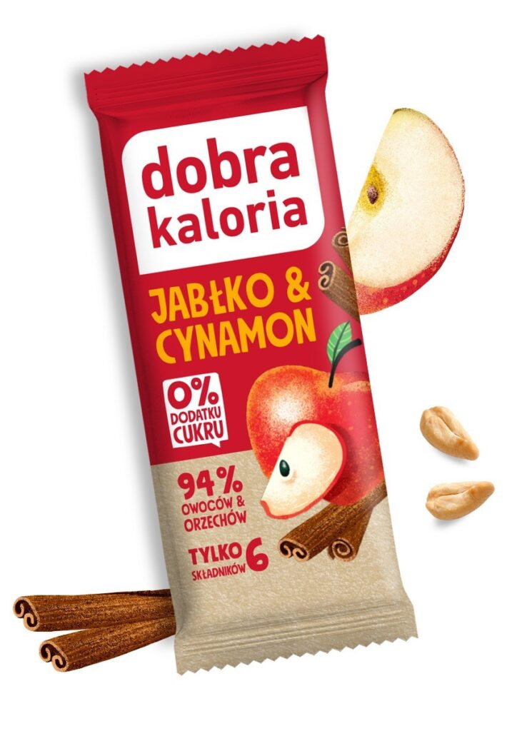 Baton jabłko & cynamon Dobra Kaloria 35 g