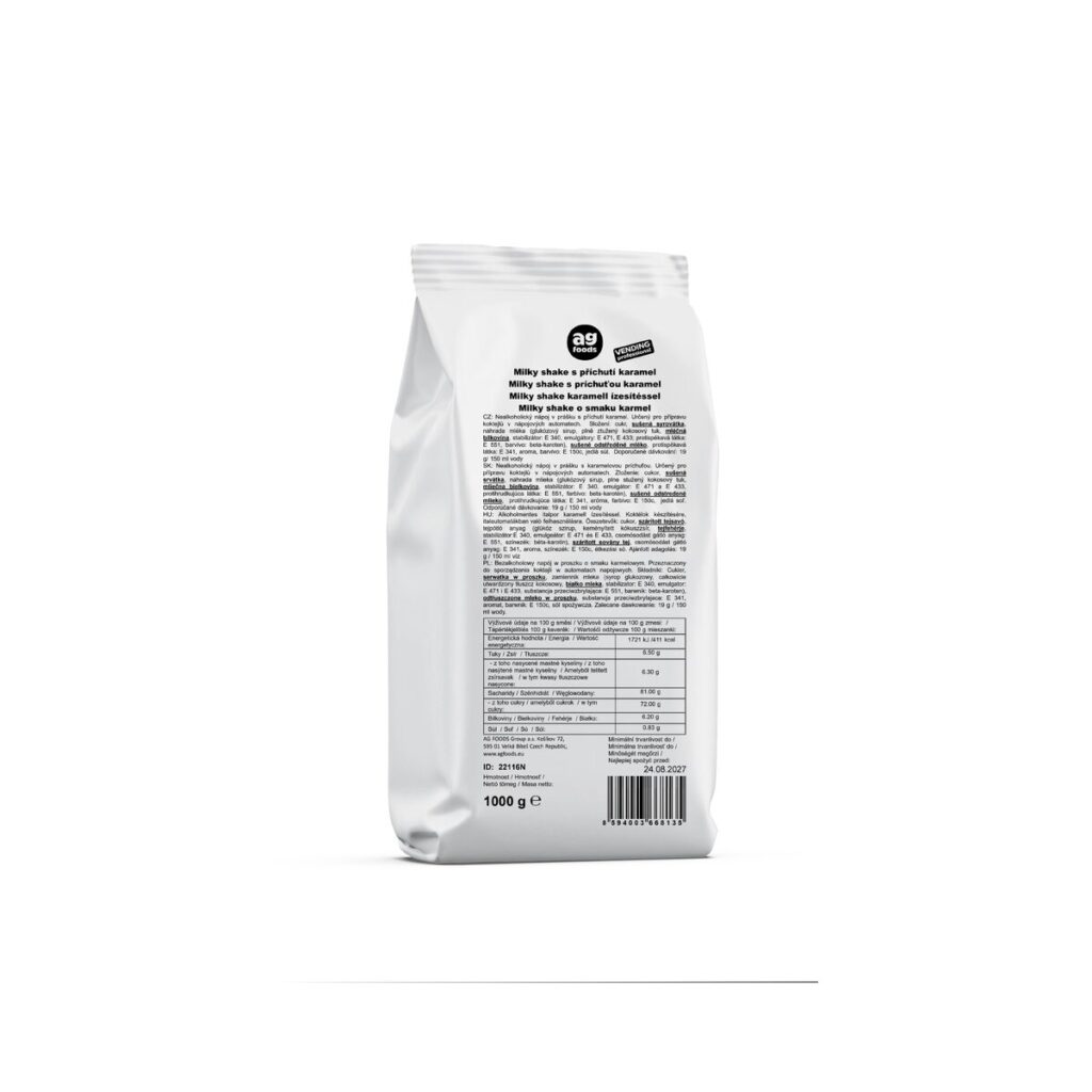 Napój instant AG PRO Milky Shake karmelowy 1000 g