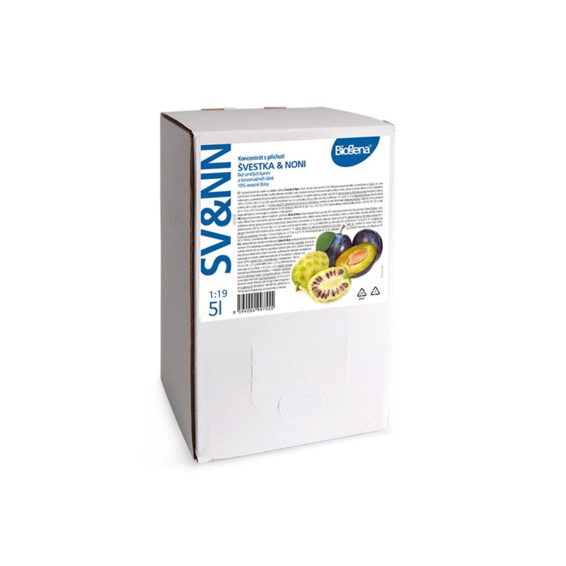 Koncentrat napoju Biogena Śliwka i Noni 5 l bag-in-box