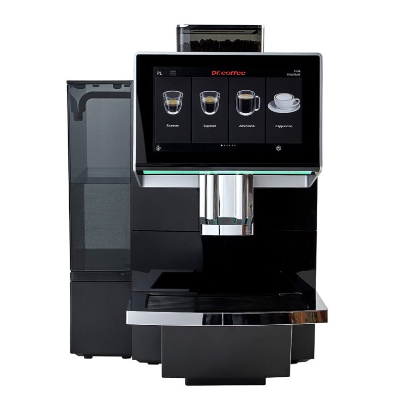 Ekspres automatyczny Dr.Coffee GT2 BIG PLUS PRO – widok z przodu
