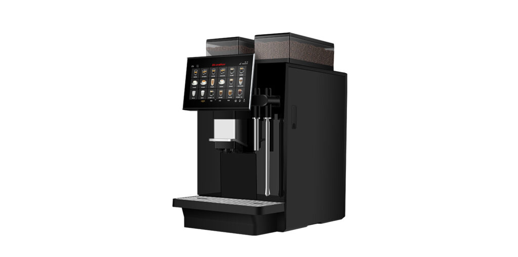 Ekspres automatyczny Dr.Coffee Coffee Express – widok z prawej strony