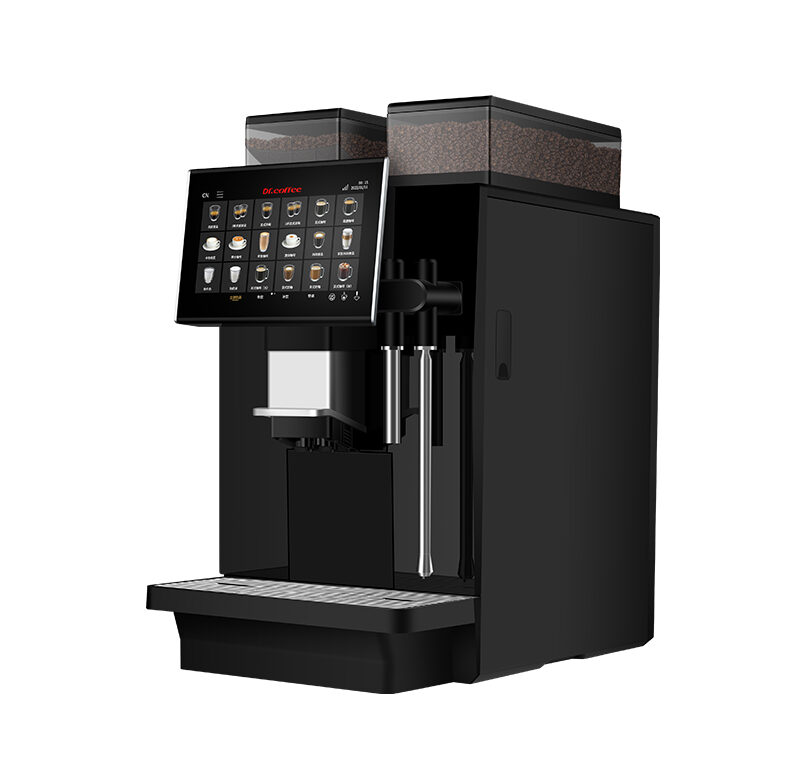 Ekspres automatyczny Dr.Coffee Coffee Express – widok z prawej strony