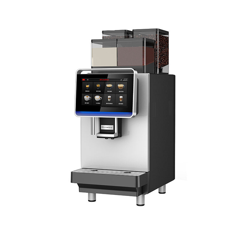 Ekspres automatyczny Dr.Coffee F2 Plus – widok z prawej strony