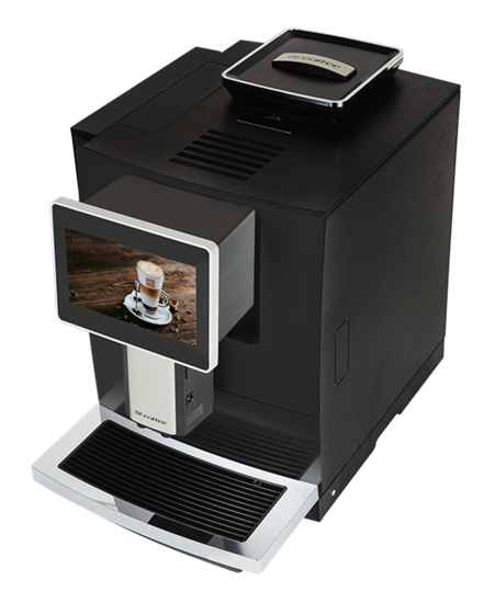 Ekspres automatyczny Dr.Coffee F10 PRO – widok z góry i z boku