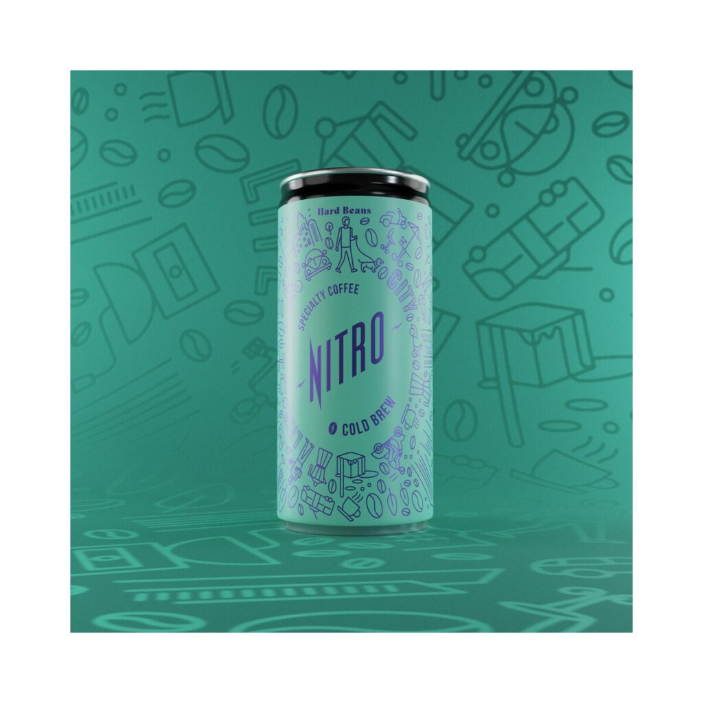 Napój kawowy Nitro Cold Brew Classic Hard Beans 200 ml