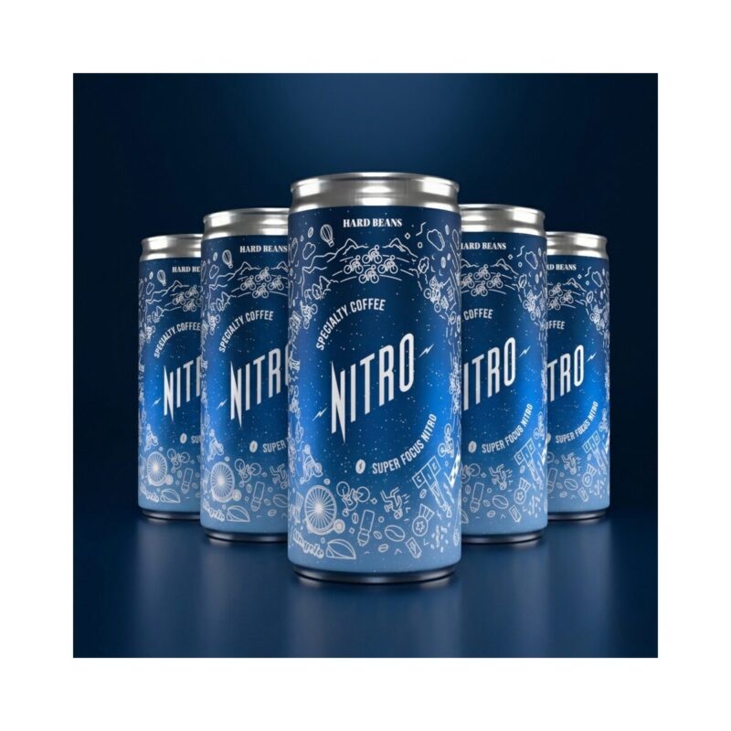 Napój kawowy Super Focus Nitro Hard Beans 200 ml