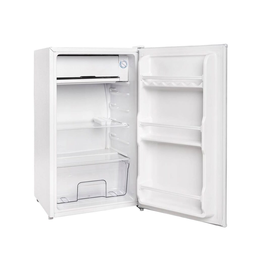 Lodówka Optimum LD-0110 Plus – otwarte wnętrze