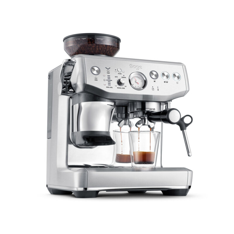 Ekspres Sage the Barista Express Impress SES876BSS – widok z przodu
