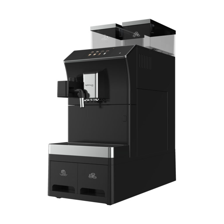 Ekspres automatyczny Optimum Pro Aurel CM-1323 – widok z przodu i boku