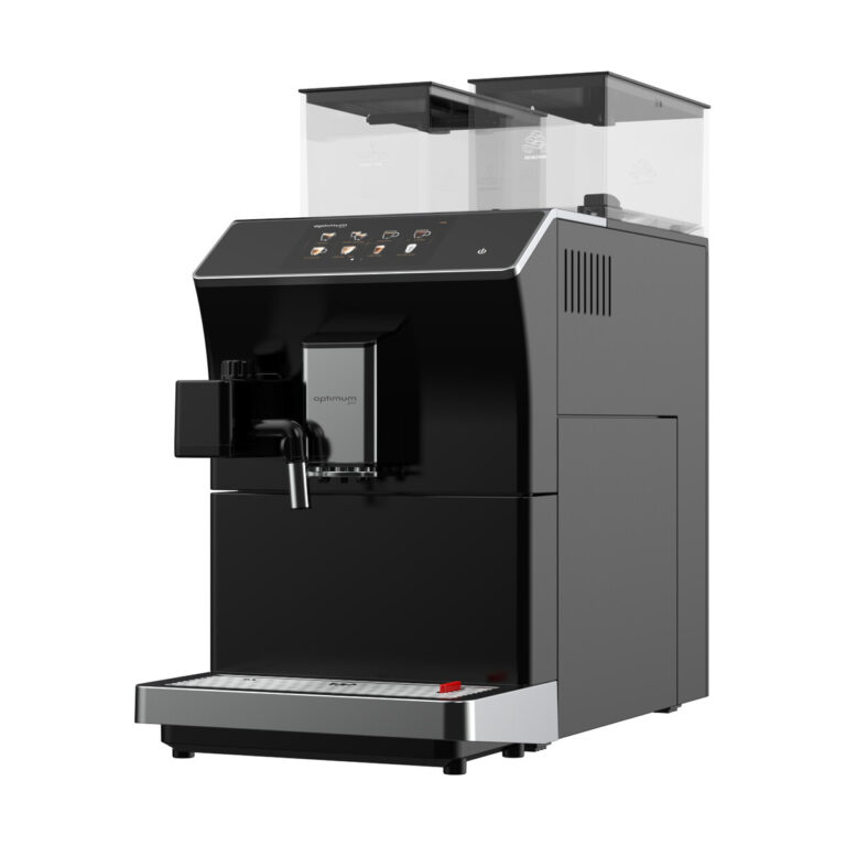 Ekspres automatyczny Optimum Pro Lyra CM-1313 – widok z przodu i boku