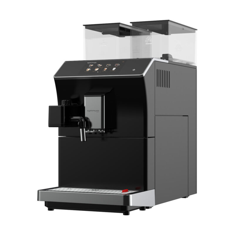 Ekspres automatyczny Optimum Pro Lyra CM-1313 – widok z przodu i boku