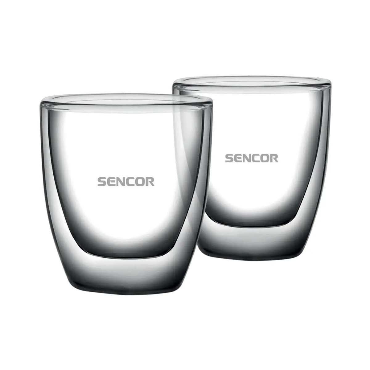 Zestaw szklanek do espresso Sencor SGX 001 2 × 80 ml – dwie szklanki w zestawie