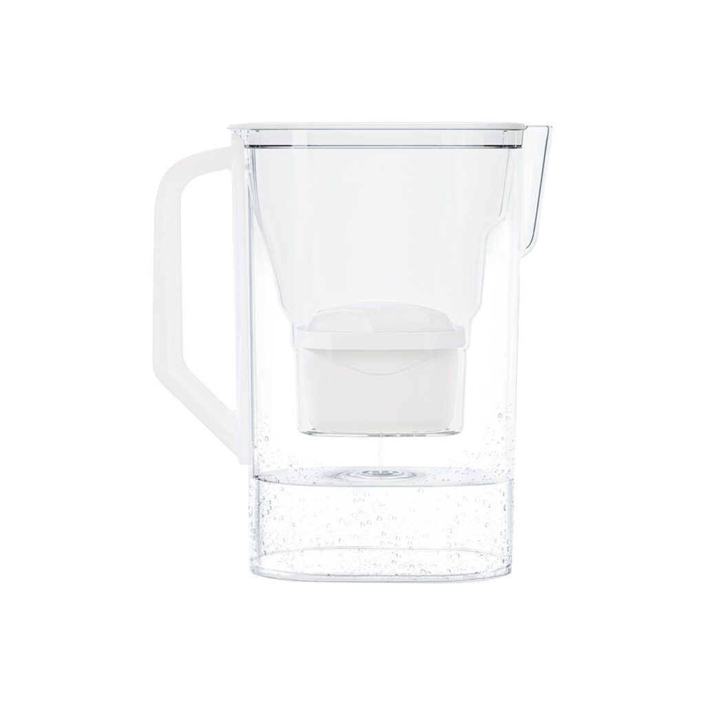 Dzbanek filtrujący Wessper D3 SLIM AquaMax 2,7 l biały – widok całego dzbanka