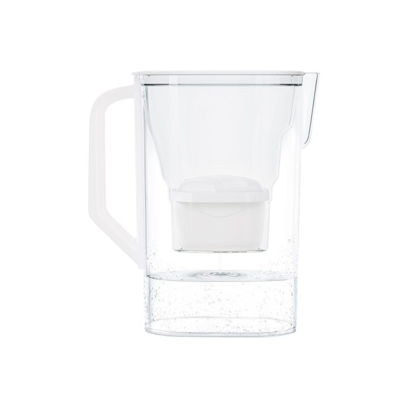 Dzbanek filtrujący Wessper D3 SLIM AquaMax 2,7 l biały – widok całego dzbanka