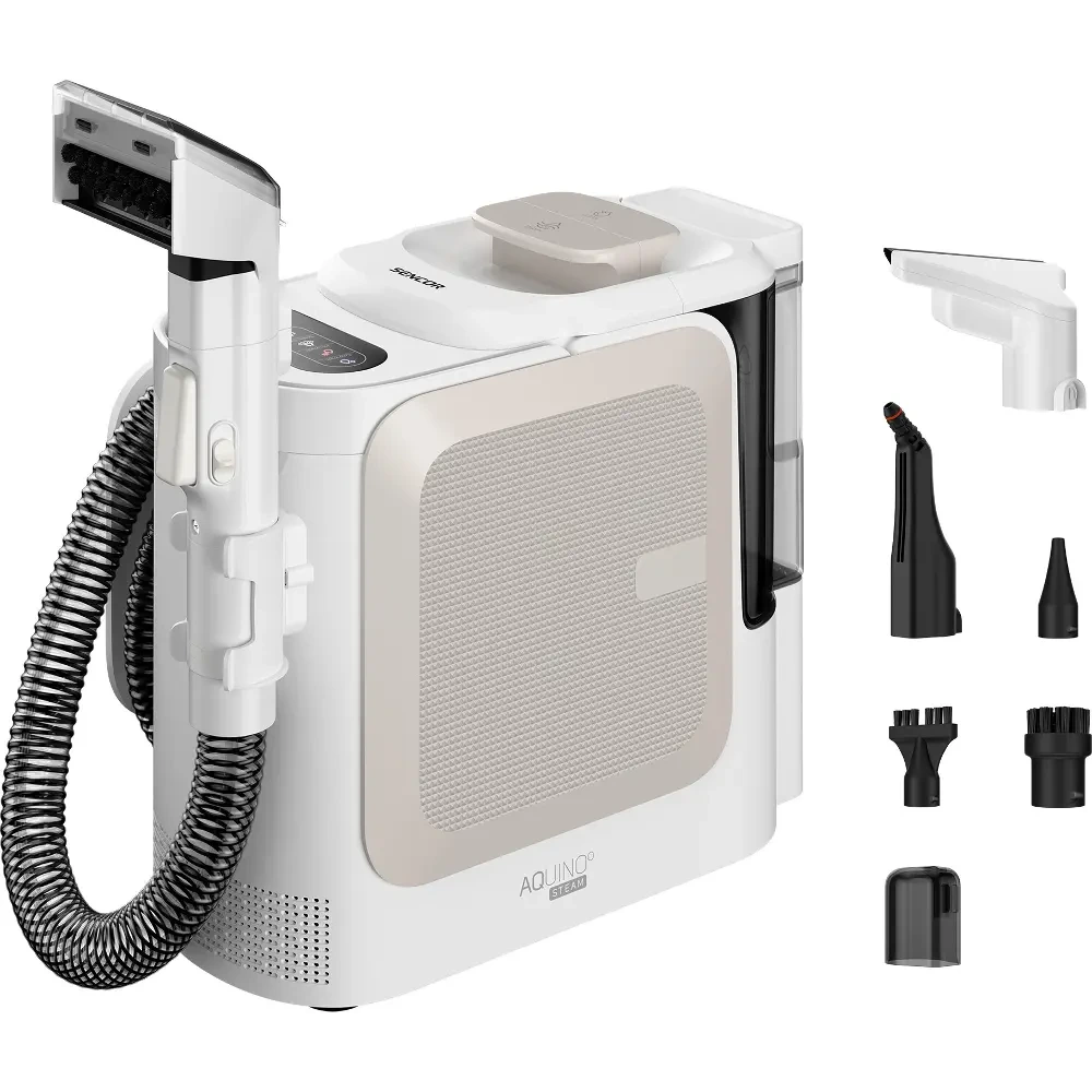 Sencor SVW 4050WH Aquino Steam – odkurzacz piorący z akcesoriami modelu
